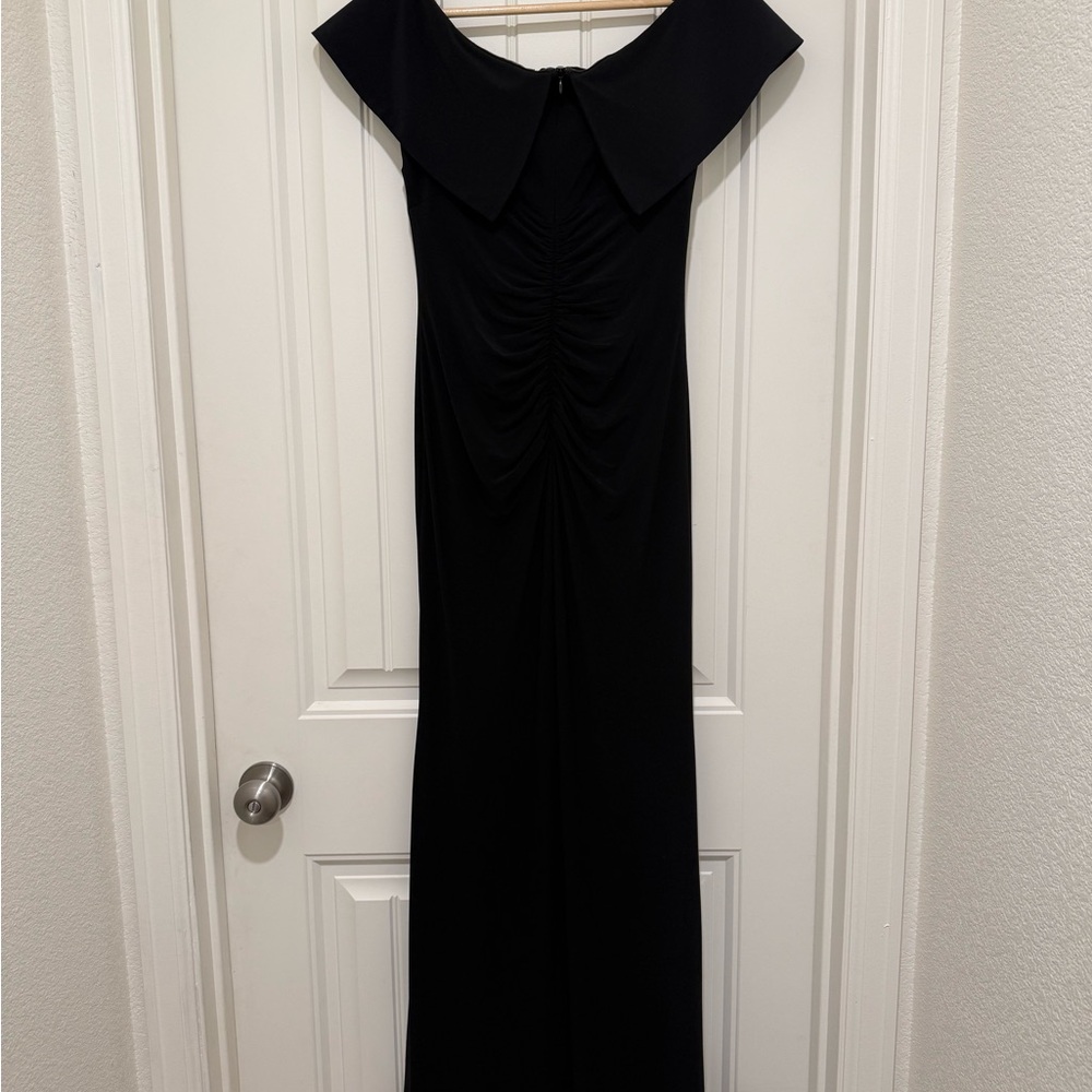 Elegant Black Off-Shoulder Dress